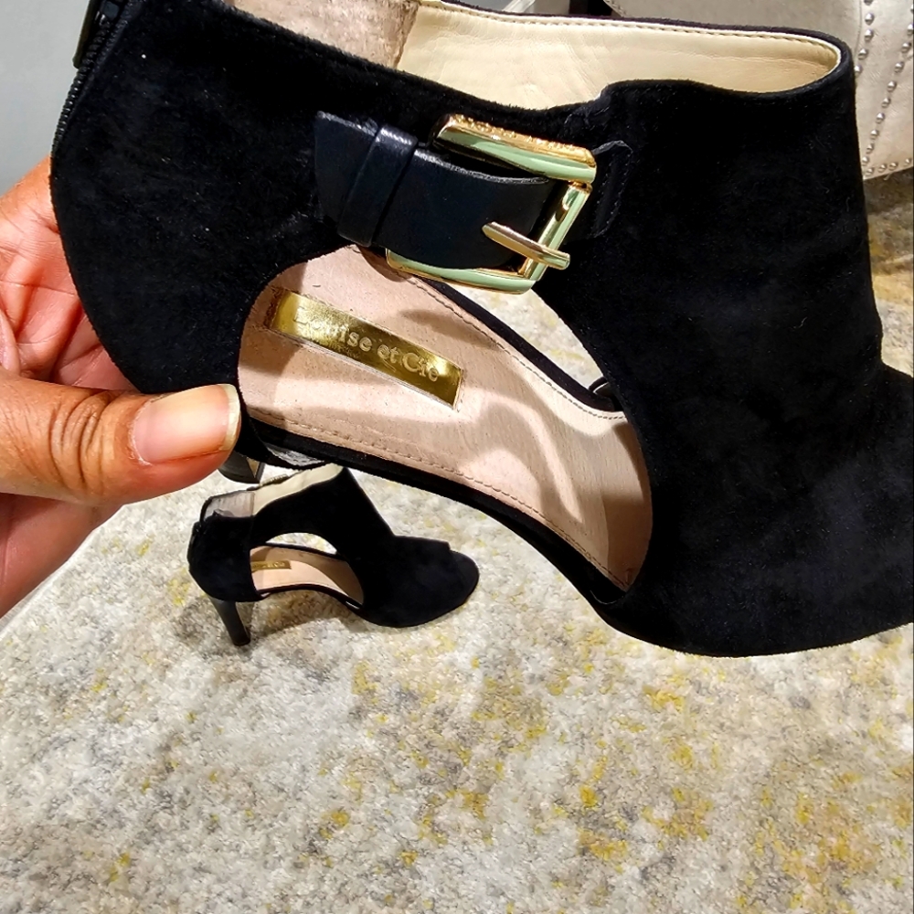 Black Suede Booties